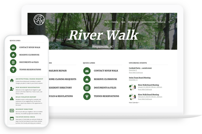 River Walk Resident Portal